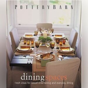 Pottery Barn Dining Spaces decor coffee table book hardcover